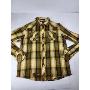 Kanvas Katin Mens Shirt Size L‎ Large Surfing Tradition Long Sleeve Button Up